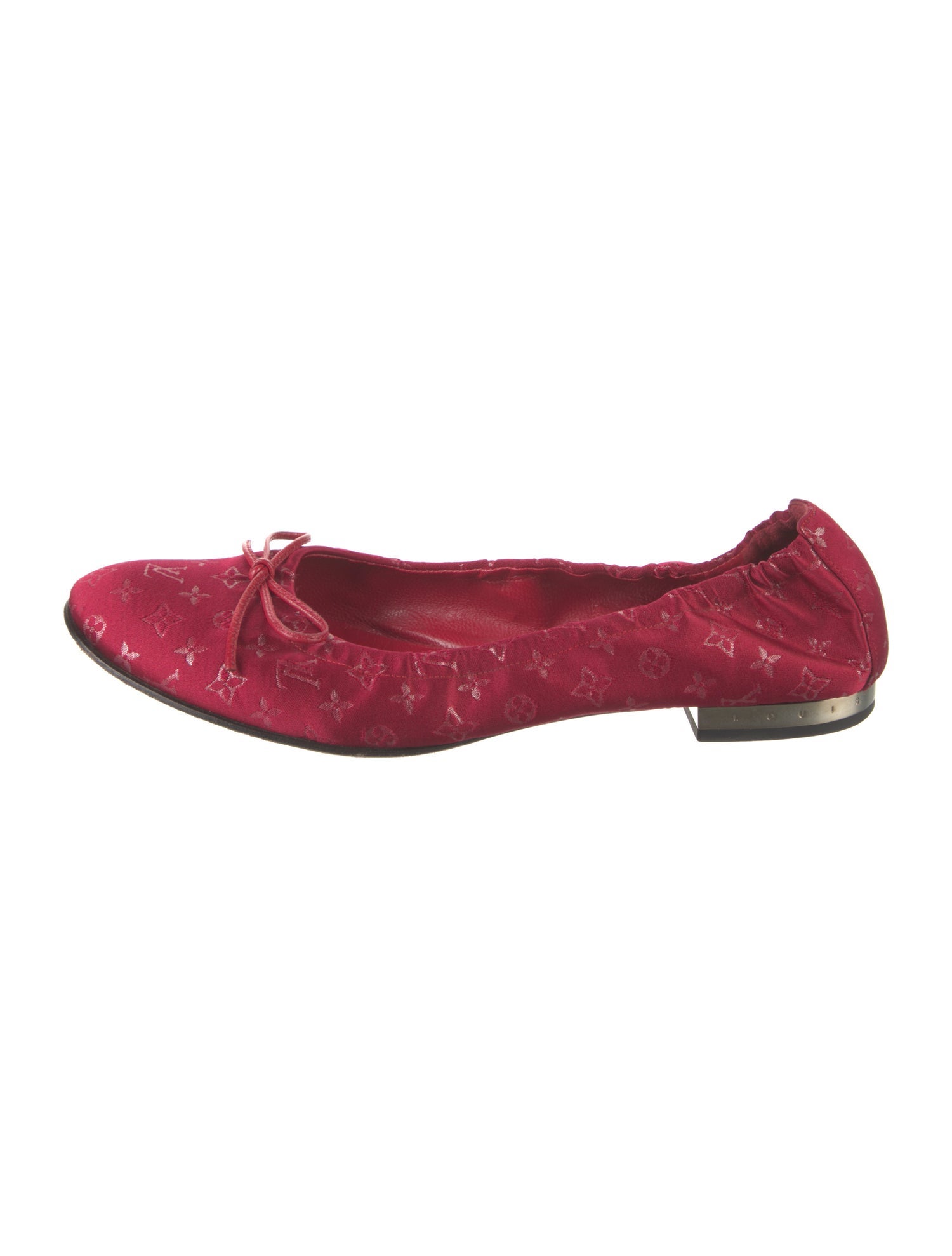 Louis Vuitton LV Monogram Satin Ballet Flats