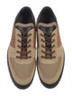 Louis Vuitton Suede Colorblock Pattern Sneakers