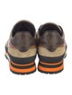 Louis Vuitton Suede Colorblock Pattern Sneakers