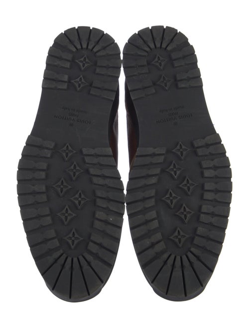 Louis Vuitton Suede Colorblock Pattern Sneakers