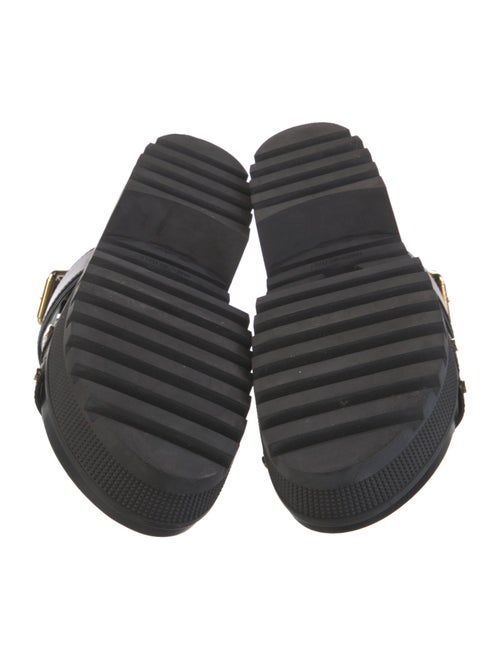 Louis Vuitton LV Monogram Leather Slingback Sandals