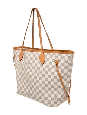Louis Vuitton Damier Azur Neverfull w/Pouch MM