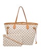 Louis Vuitton Damier Azur Neverfull w/Pouch MM
