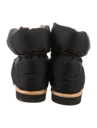 Louis Vuitton LV Monogram Nylon Lace-Up Boots