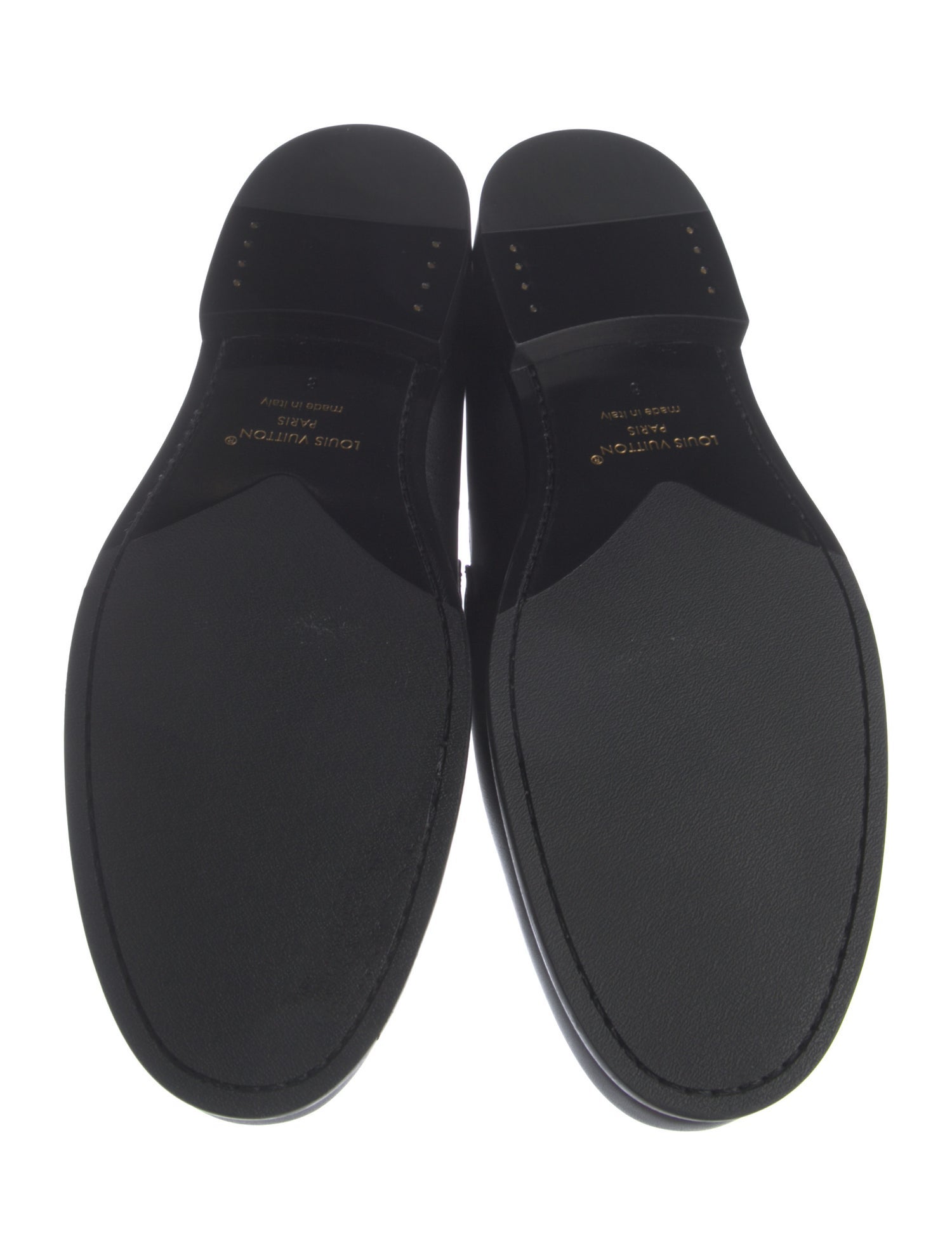 Louis Vuitton Leather Dress Loafers