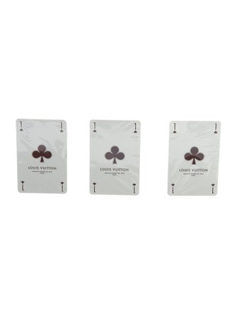 Louis Vuitton Set of 3 Jeu de Cartes Playing Cards