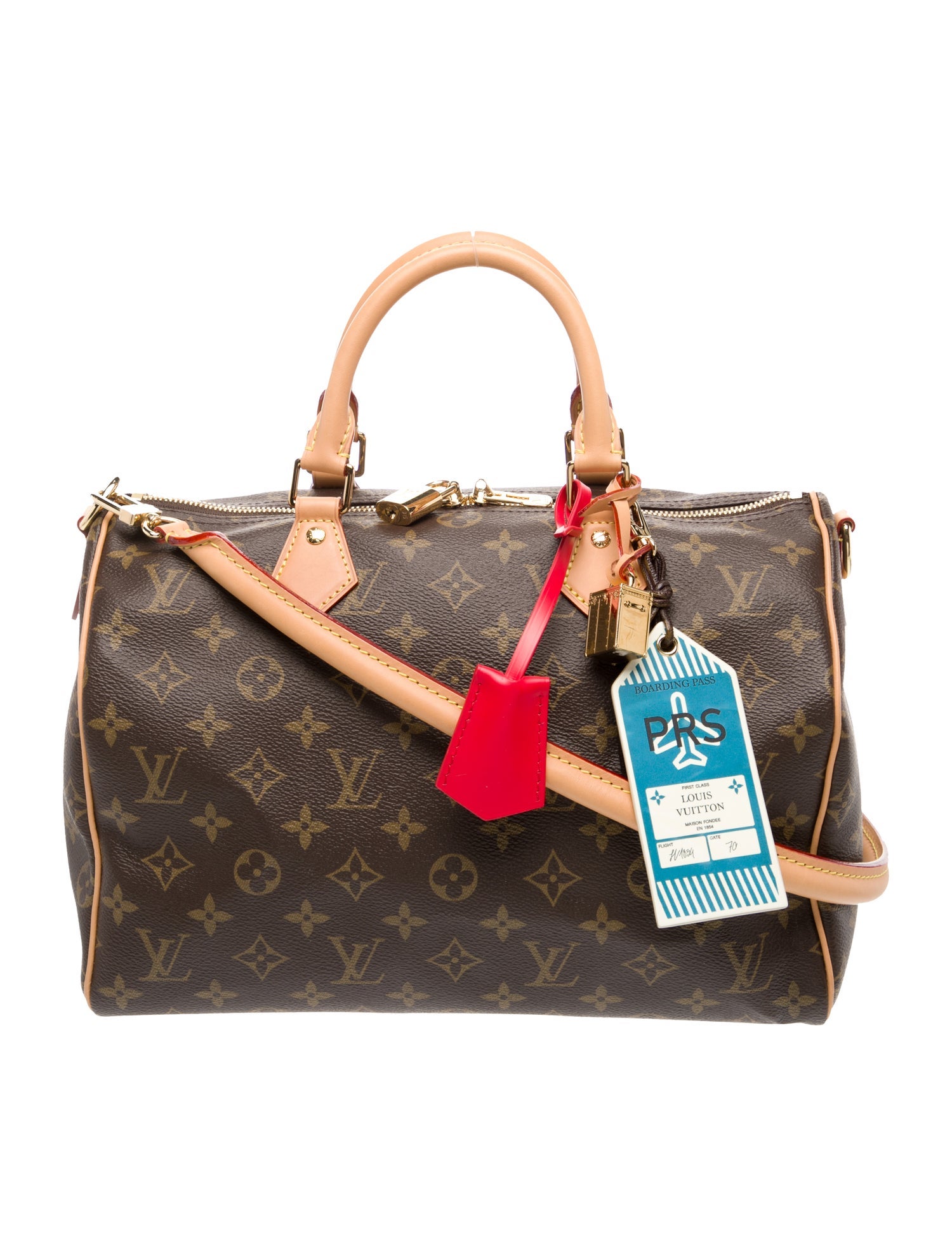 Louis Vuitton LV Monogram Speedy Soft Crafty 30
