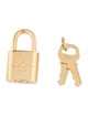 Louis Vuitton Brass Keys and Lock Set
