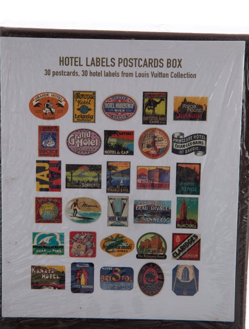 Louis Vuitton The Art of Travel Through Hotel Labels Postcards Set