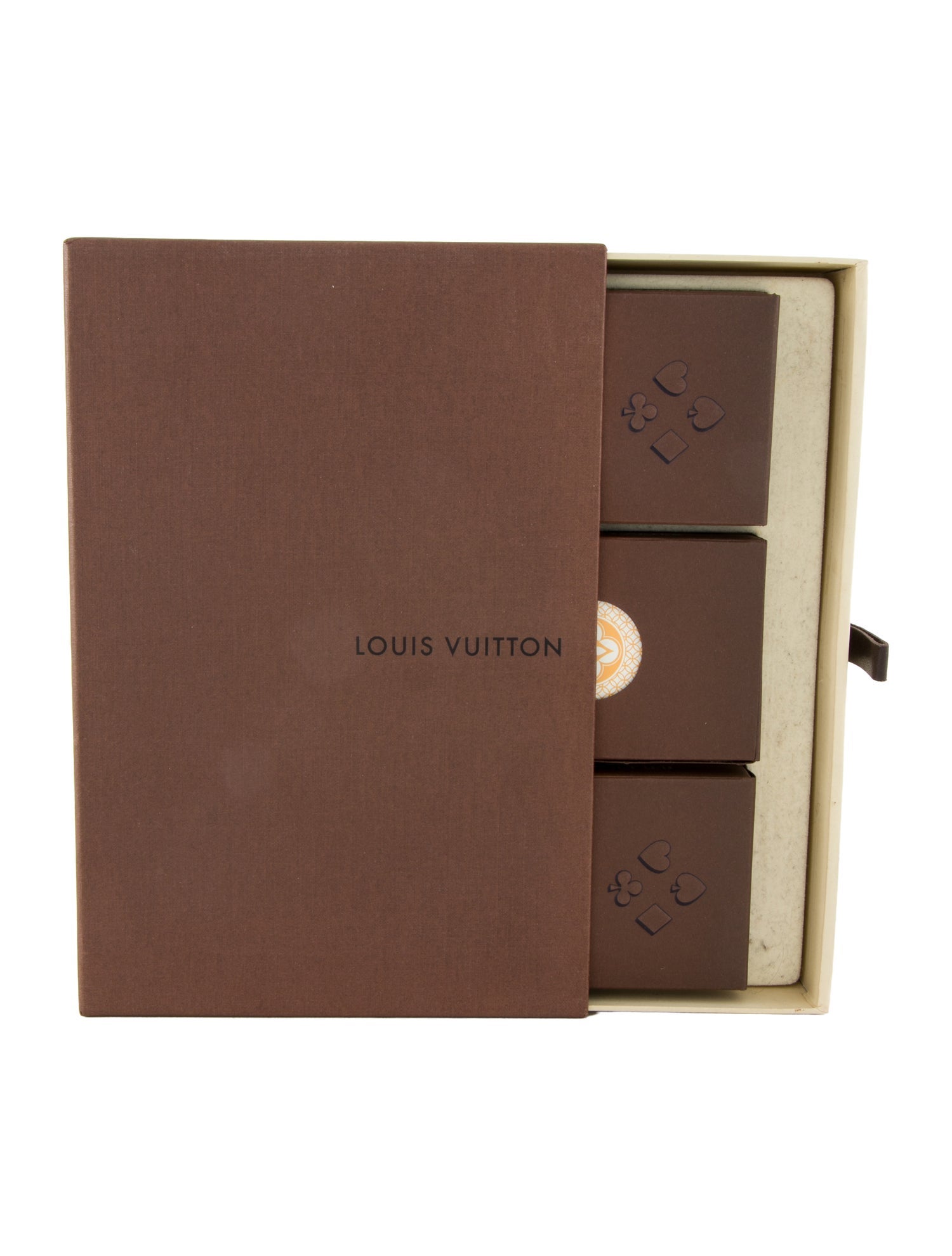 Louis Vuitton Set of 3 Jeu de Cartes Playing Cards