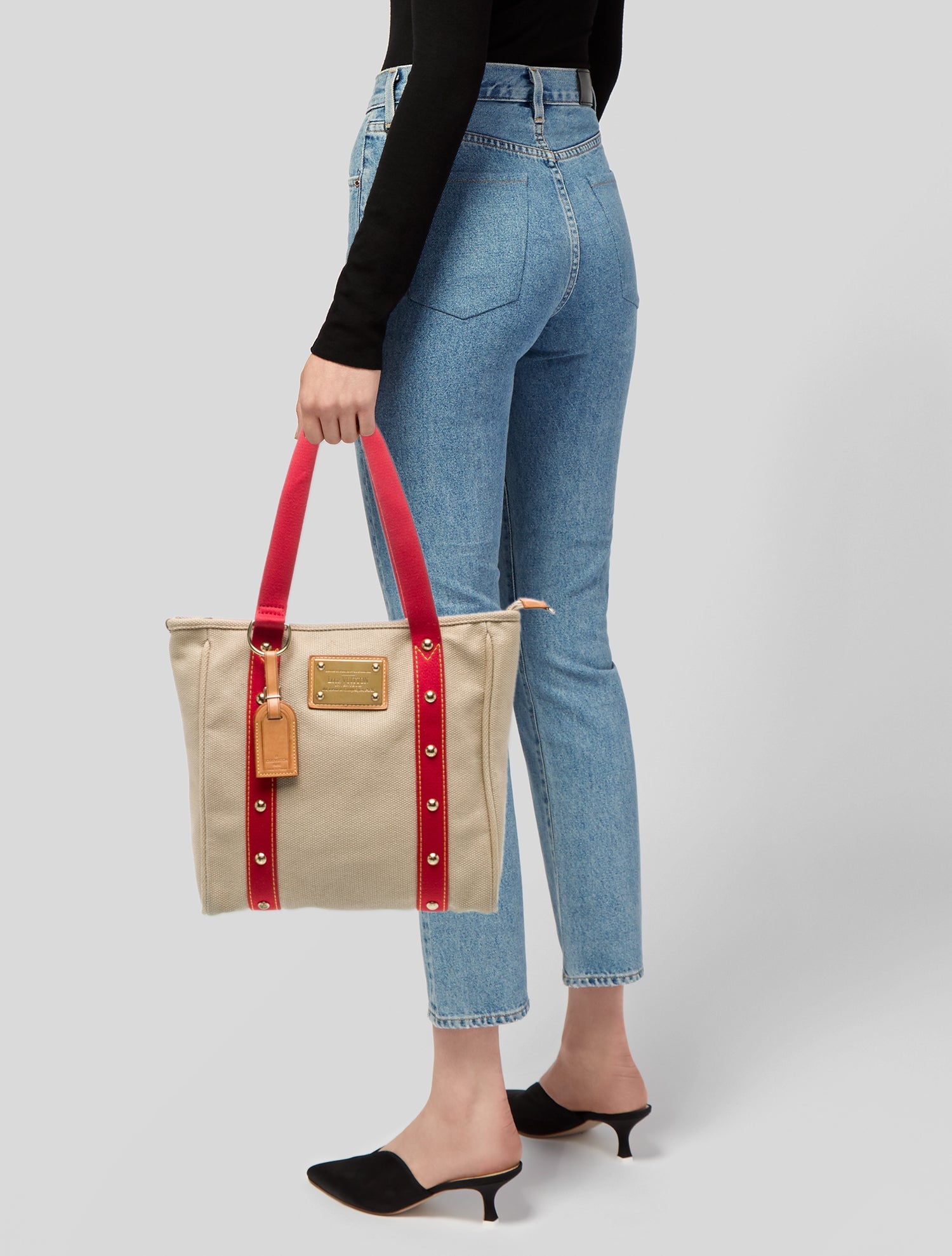 Louis Vuitton Canvas Antigua Cabas MM