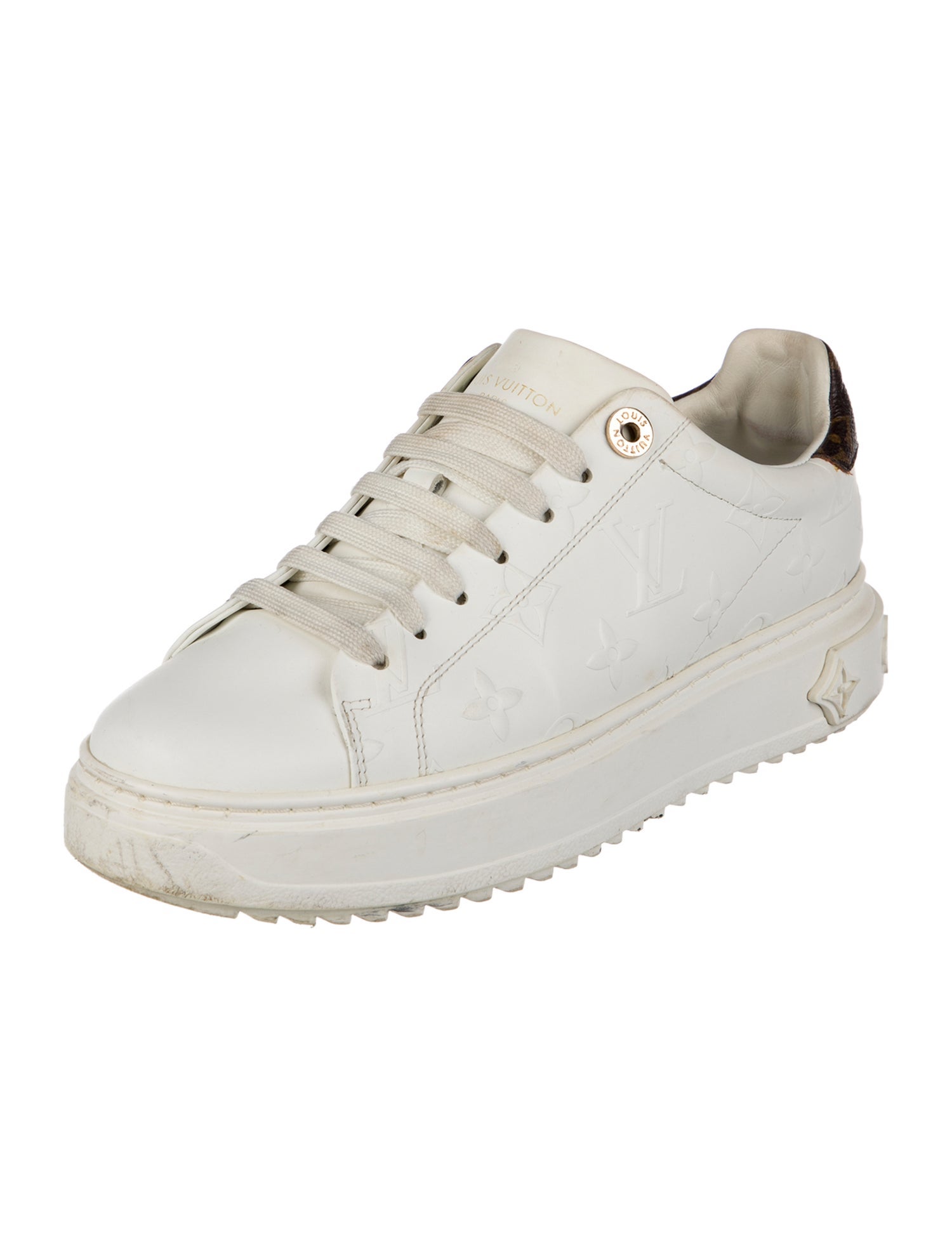 Louis Vuitton LV Monogram Leather Sneakers