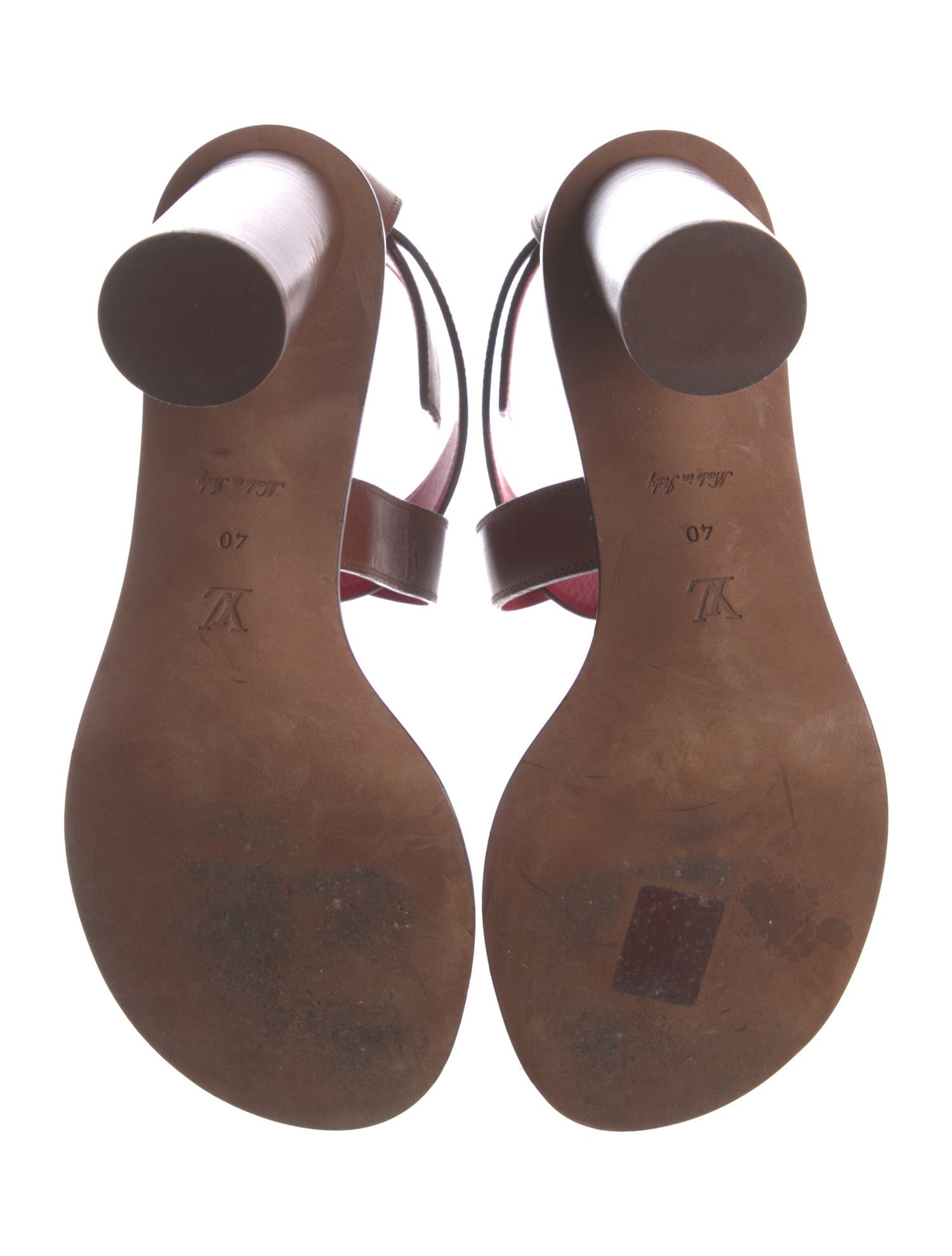 Louis Vuitton LV Monogram Leather Sandals