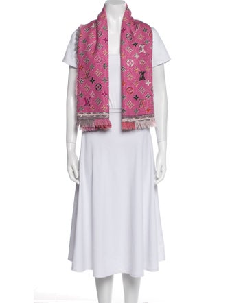 Louis Vuitton Wool Printed Scarf