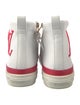 Louis Vuitton Leather Embroidered Accent Sneakers