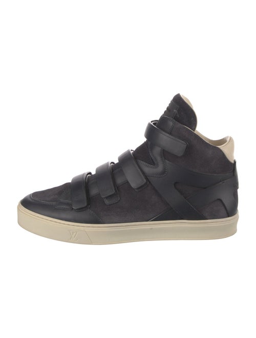 Louis Vuitton Suede Leather Trim Embellishment Sneakers
