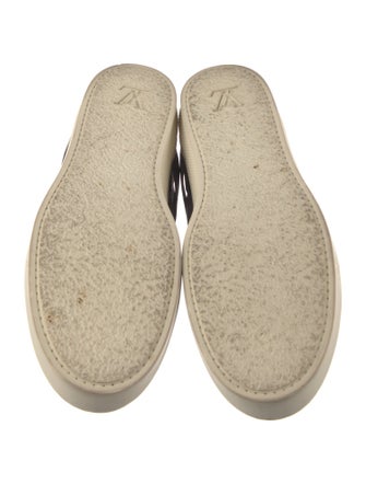 Louis Vuitton Suede Leather Trim Embellishment Sneakers