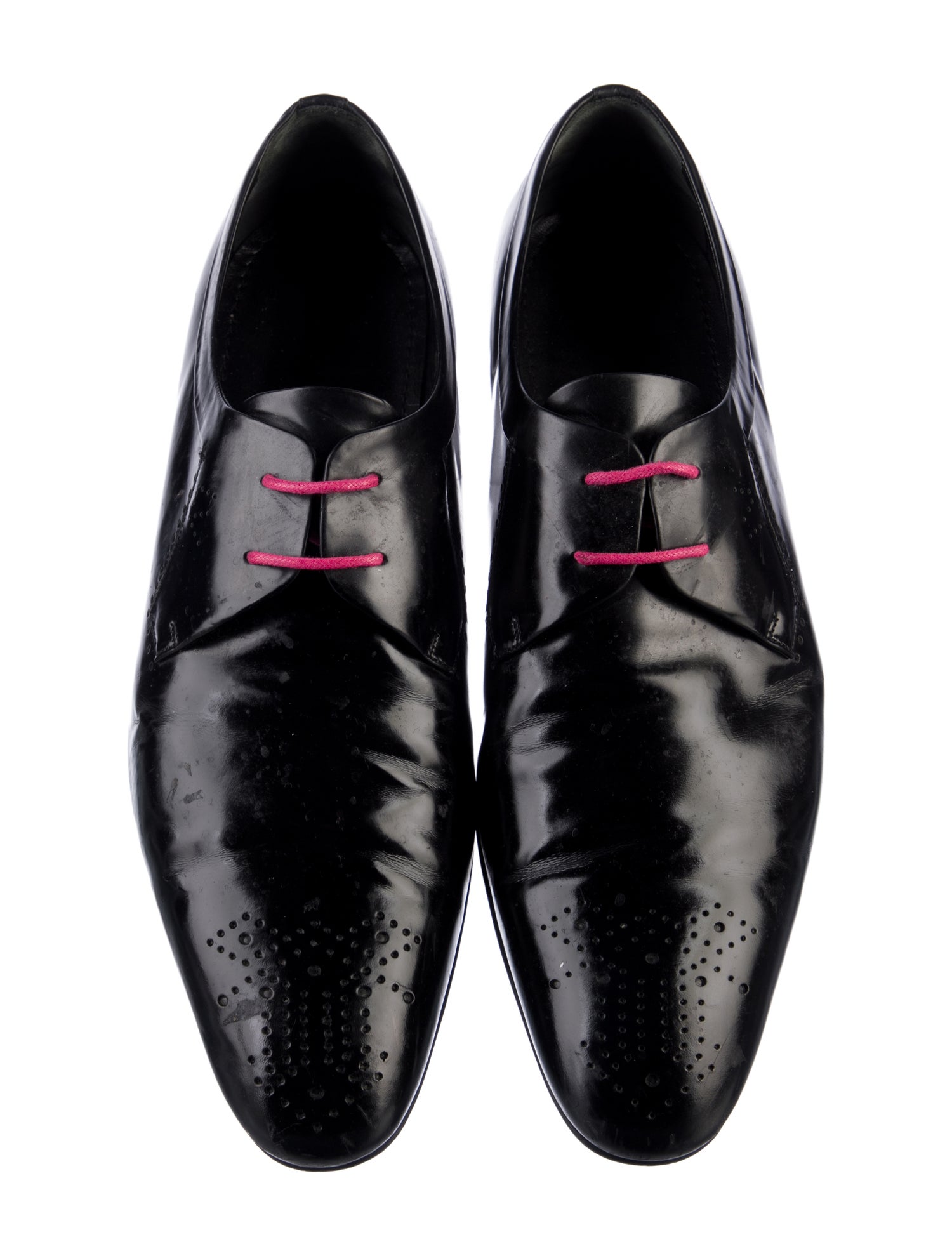 Louis Vuitton Patent Leather Derby Shoes