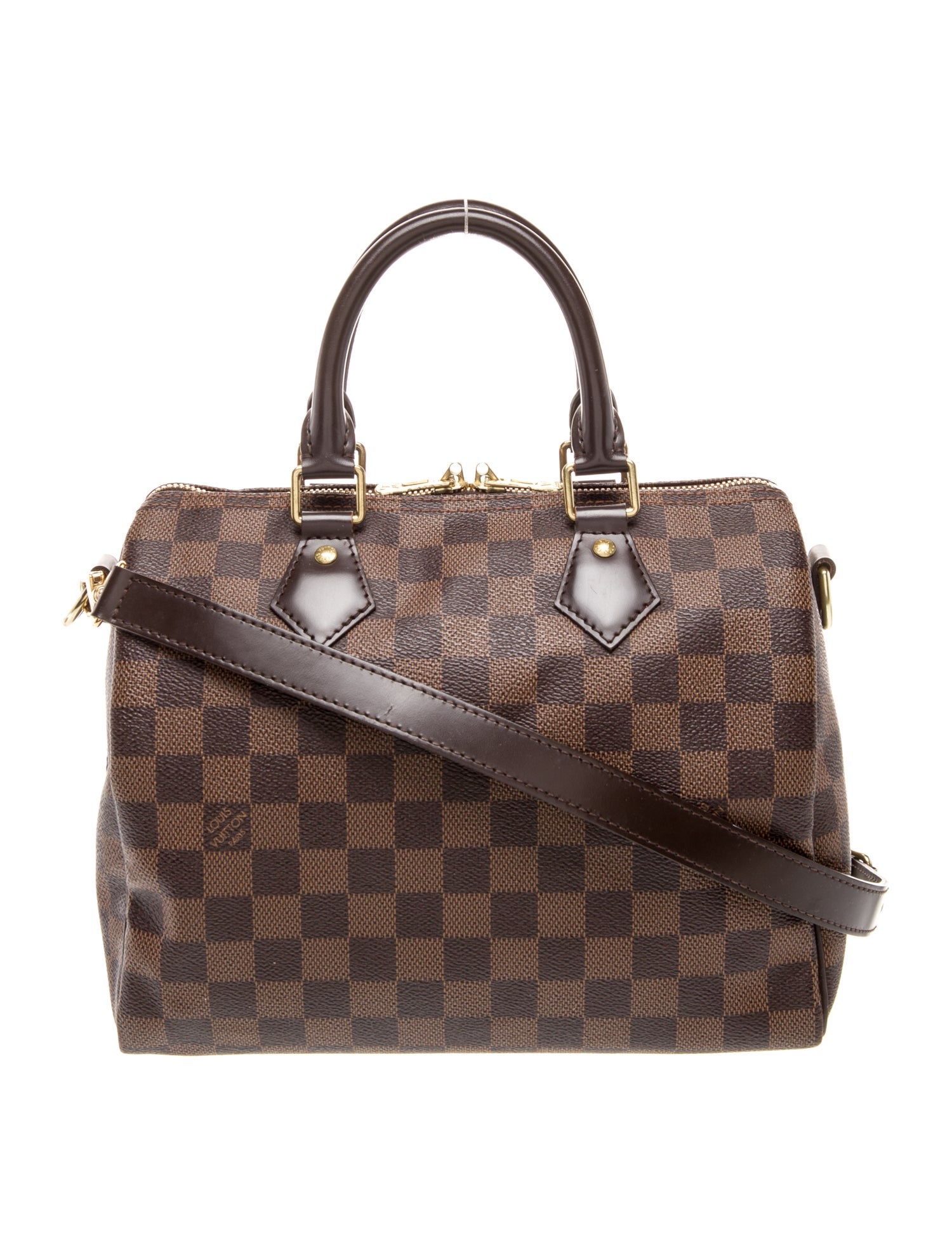 Louis Vuitton Damier Ebene Speedy Bandouliere 25
