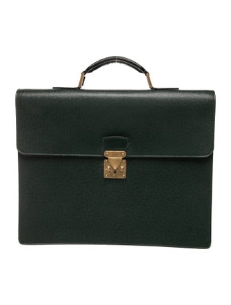 Louis Vuitton Taiga Leather Serviette Kourad Vintage