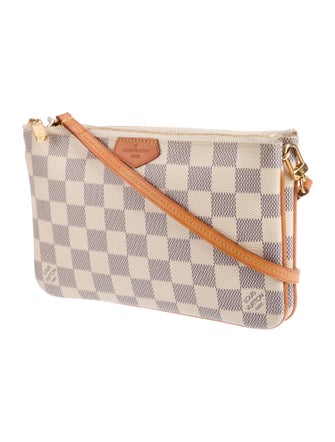 Louis Vuitton Damier Azur Double Zip Pochette