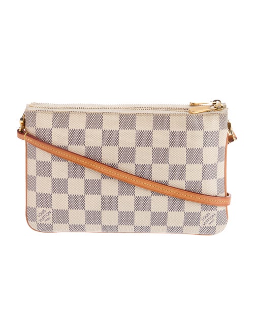 Louis Vuitton Damier Azur Double Zip Pochette