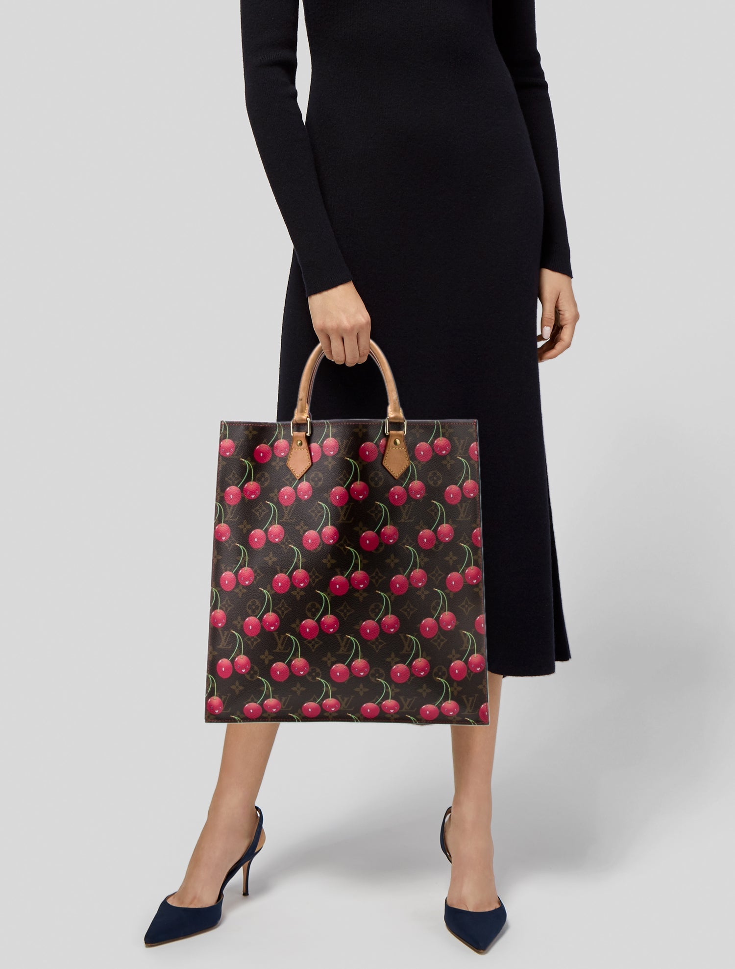 Louis Vuitton Monogram Cerises Sac Plat Vintage