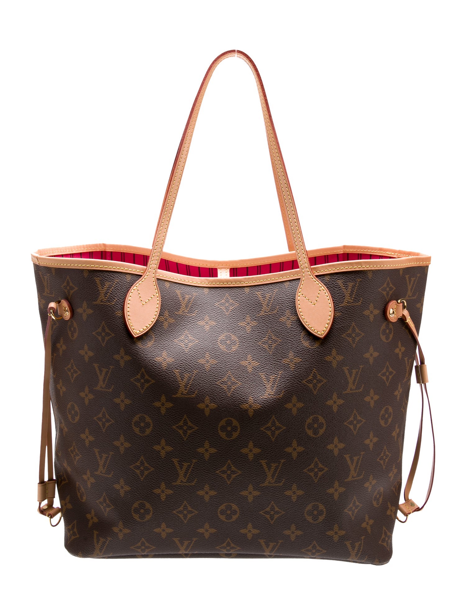 Louis Vuitton LV Monogram Neverfull w/Pouch MM