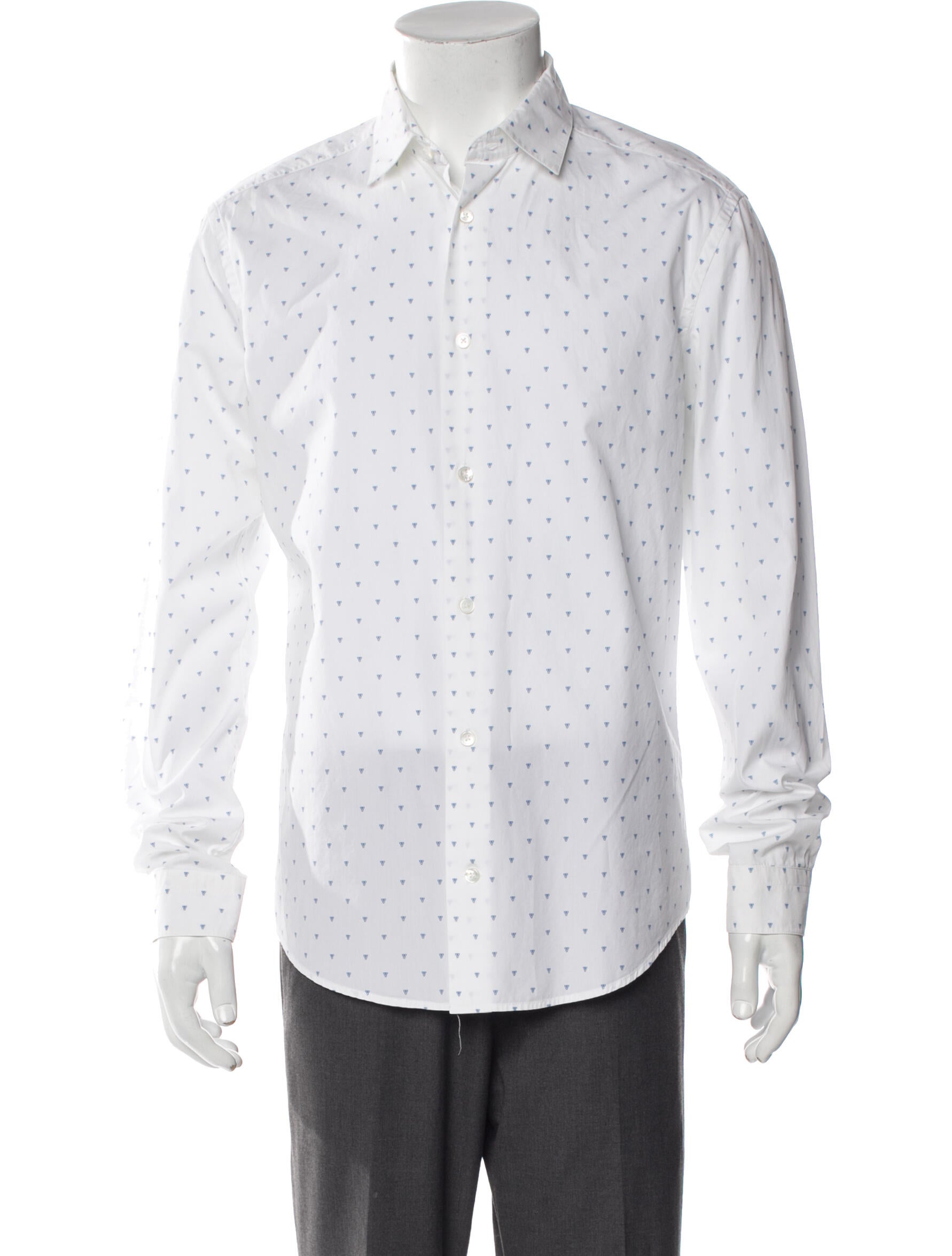 Louis Vuitton 2015 Polka Dot Print Shirt