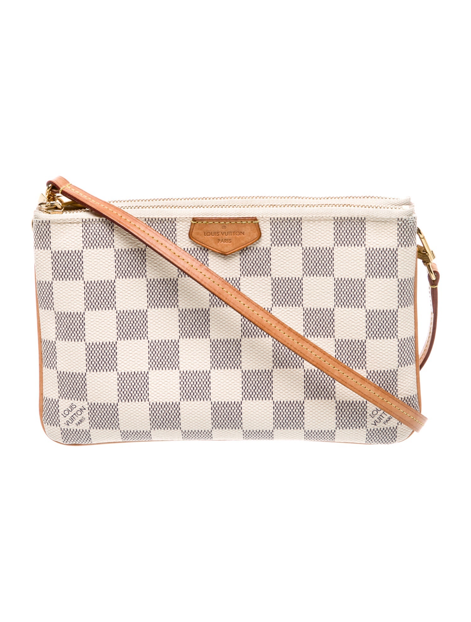 Louis Vuitton Damier Azur Double Zip Pochette