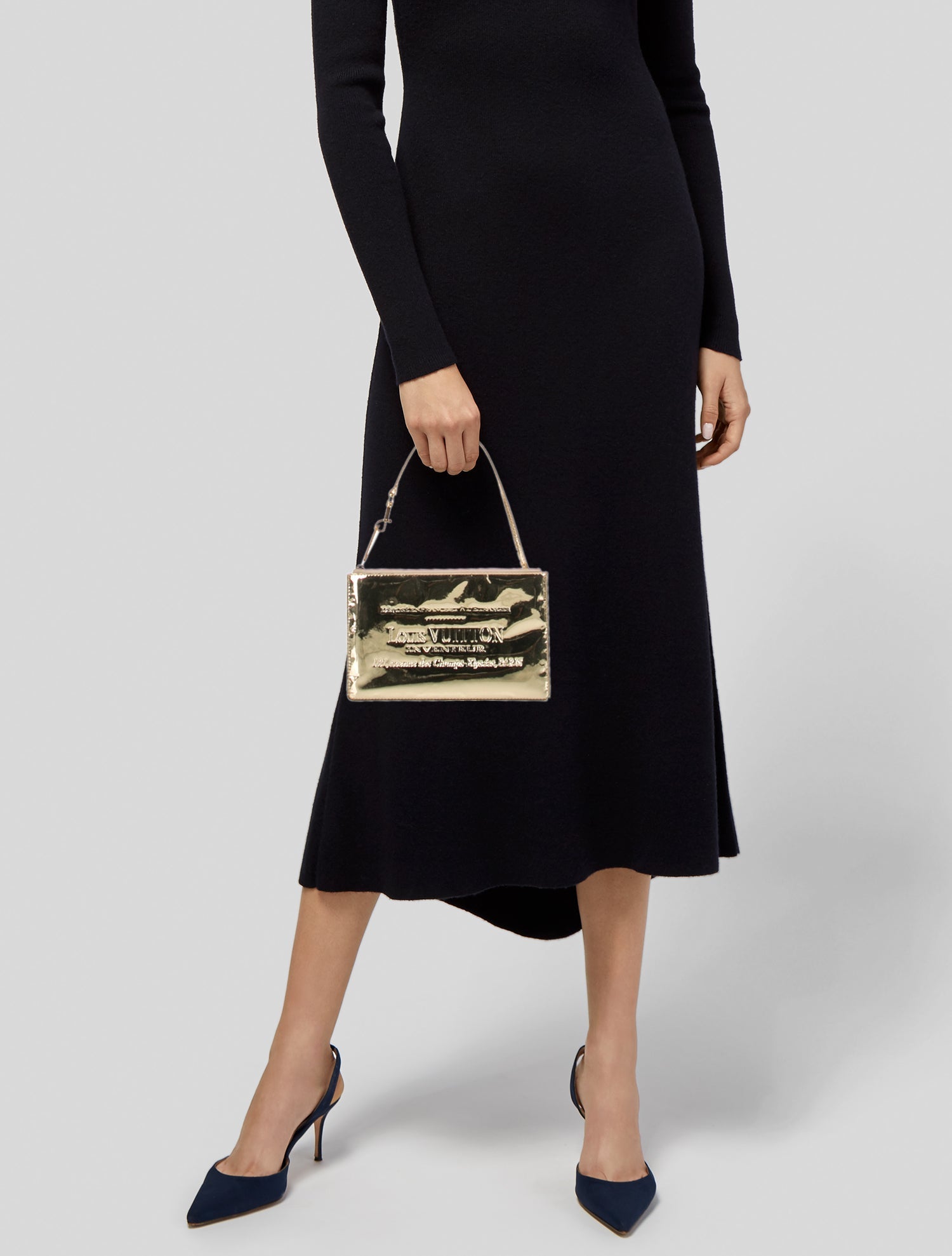 Louis Vuitton Vernis Patent Leather Plat Pochette Vintage