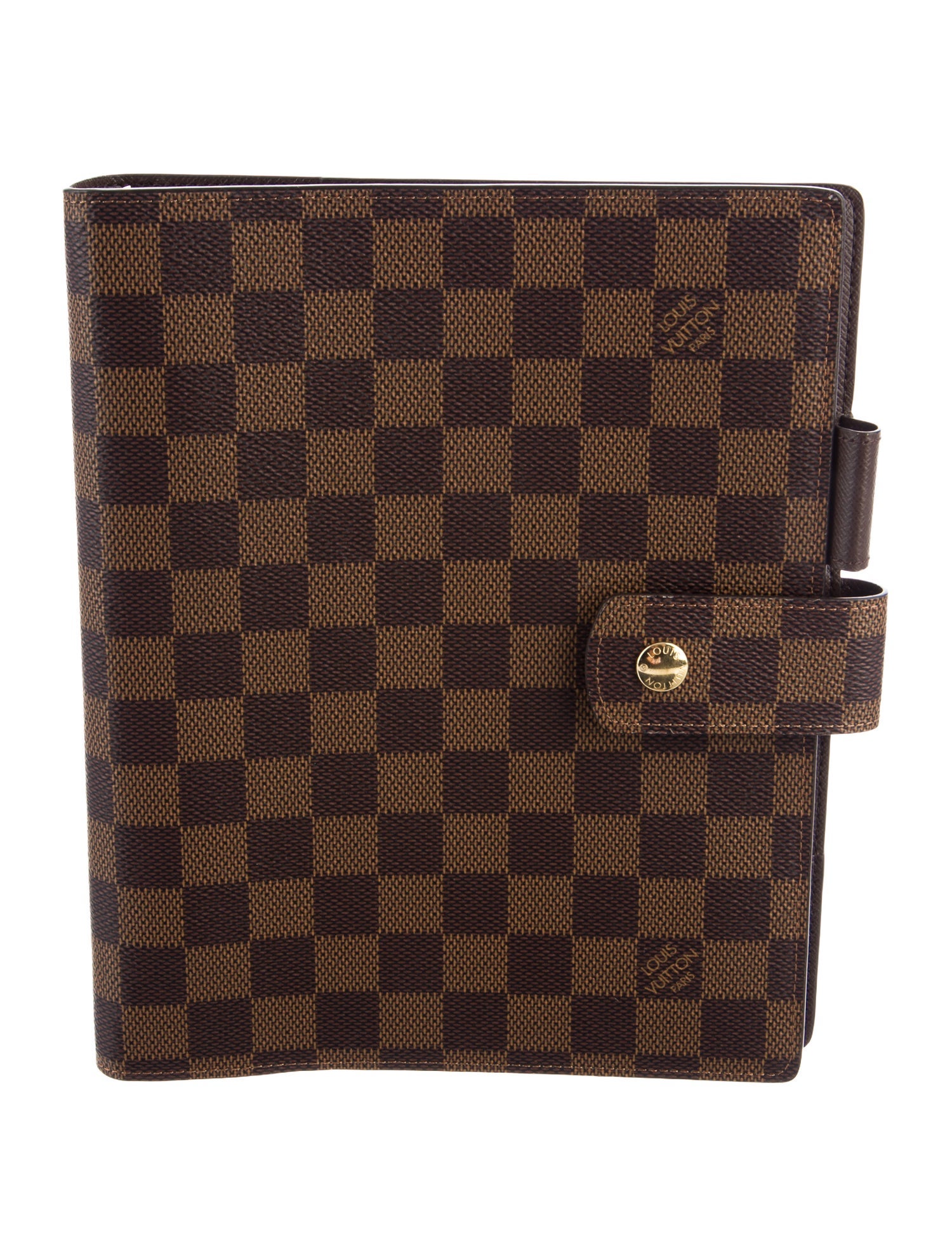 Louis Vuitton Damier Ebene Large Ring Agenda Cover