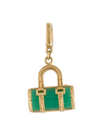 Louis Vuitton 18K Chrysoprase Bag Charm