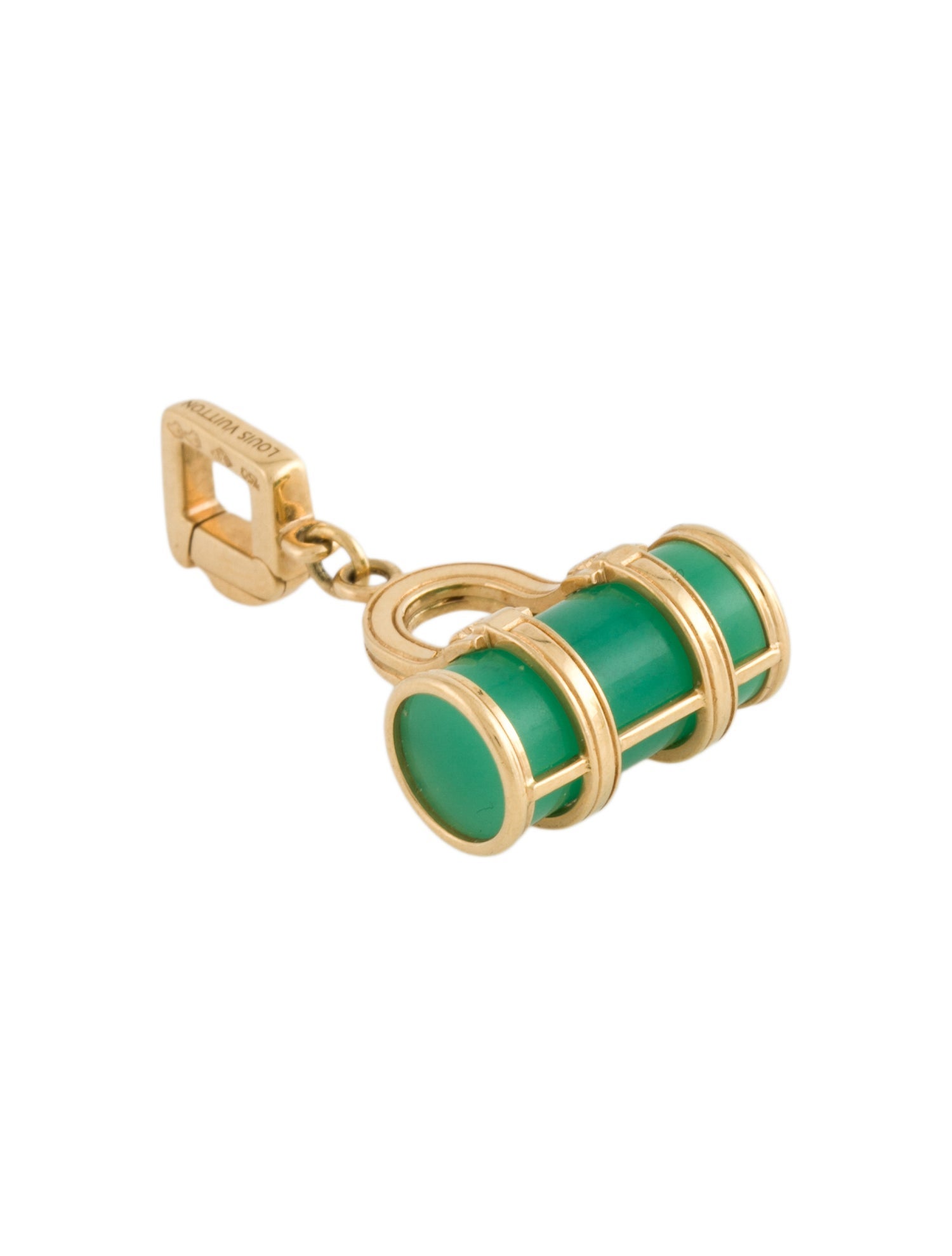 Louis Vuitton 18K Chrysoprase Bag Charm