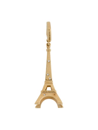 Louis Vuitton 18K Diamond Eiffel Tower Charm