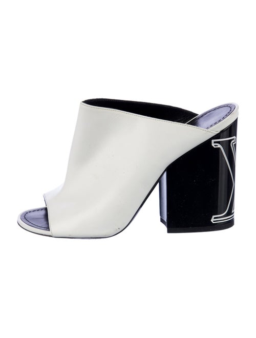 Louis Vuitton LV Monogram Leather Slides