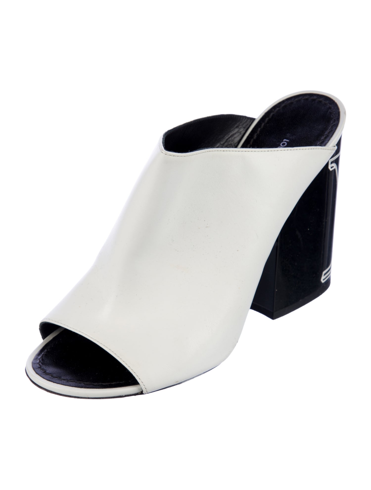 Louis Vuitton LV Monogram Leather Slides