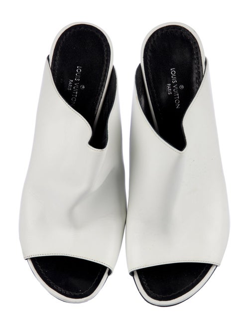 Louis Vuitton LV Monogram Leather Slides