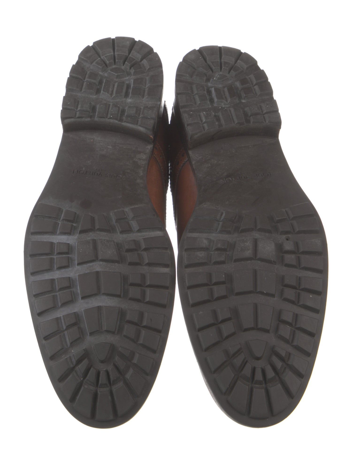 Louis Vuitton Leather Colorblock Pattern Chelsea Boots