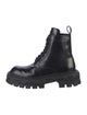 Louis Vuitton Leather Combat Boots