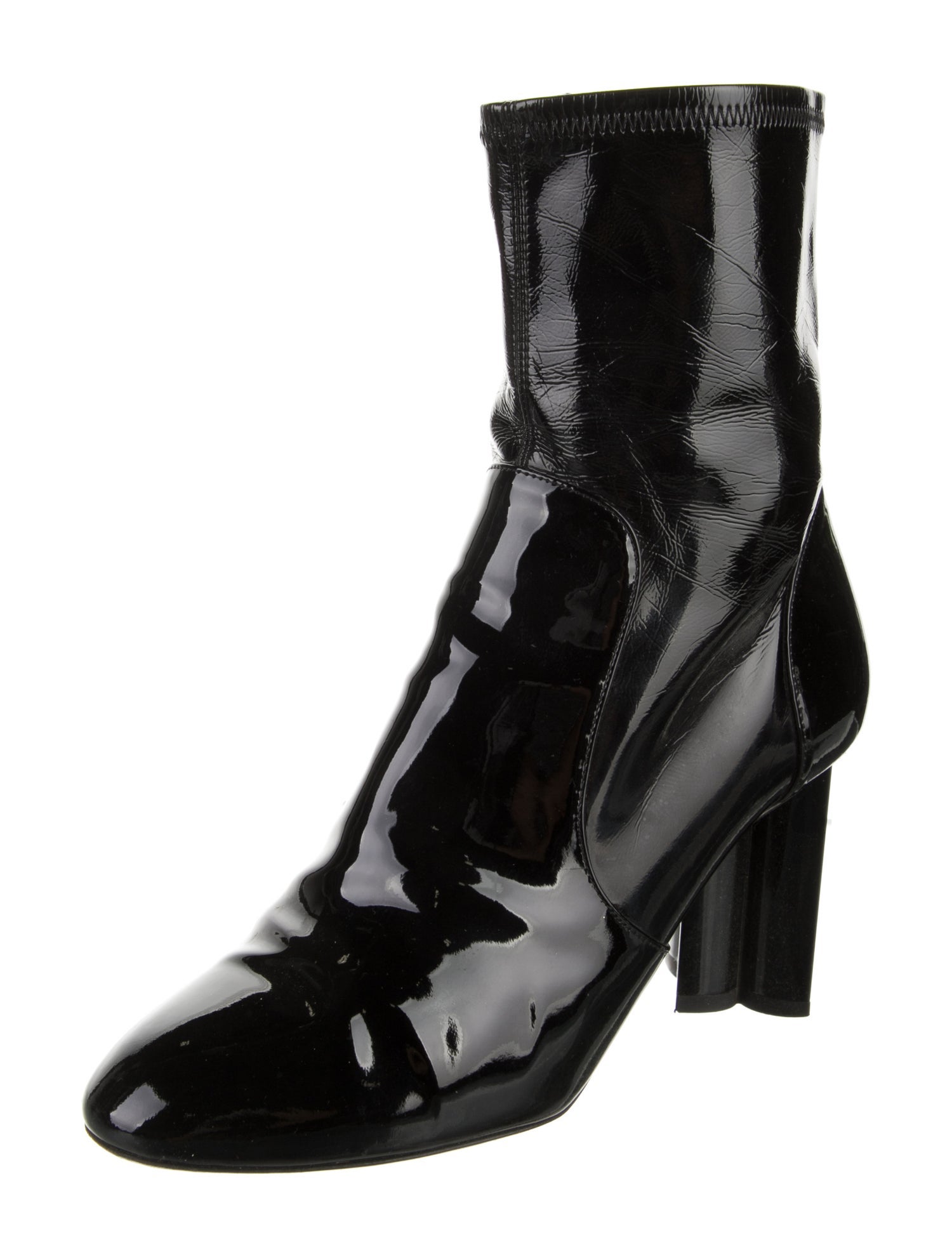 Louis Vuitton Patent Leather Sock Boots