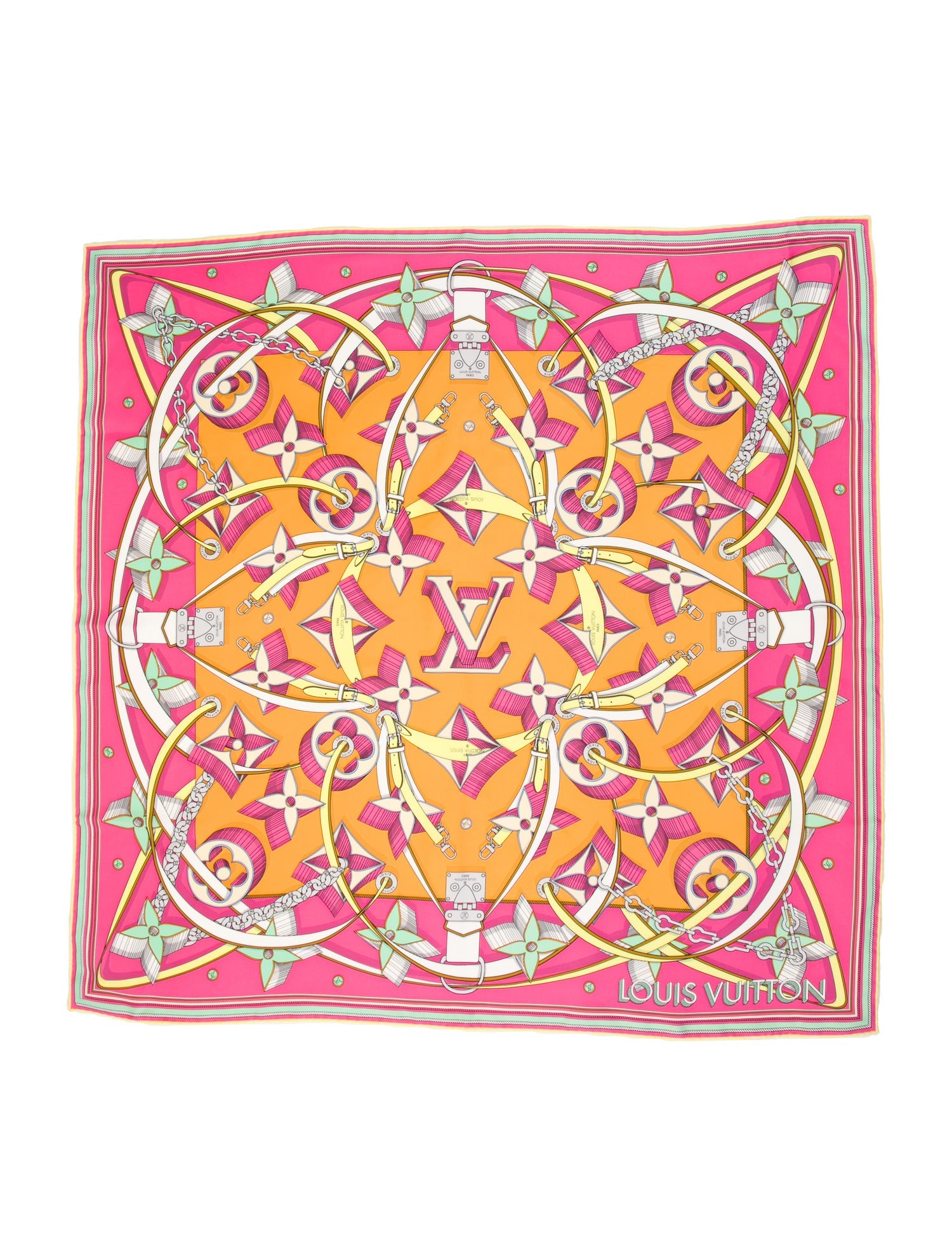 Louis Vuitton Ultimate Monogram 90 Silk Scarf
