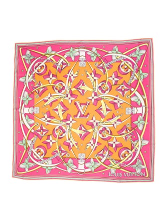 Louis Vuitton Ultimate Monogram 90 Silk Scarf