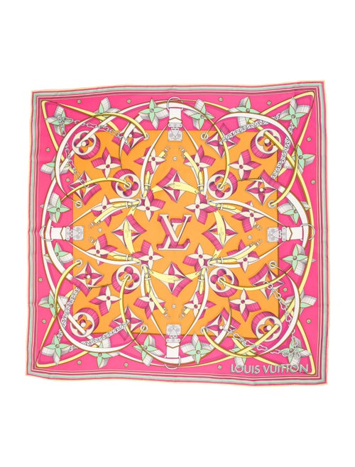 Louis Vuitton Ultimate Monogram 90 Silk Scarf