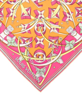 Louis Vuitton Ultimate Monogram 90 Silk Scarf