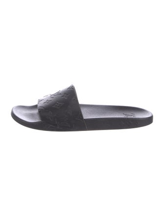 Louis Vuitton LV Monogram Rubber Slides