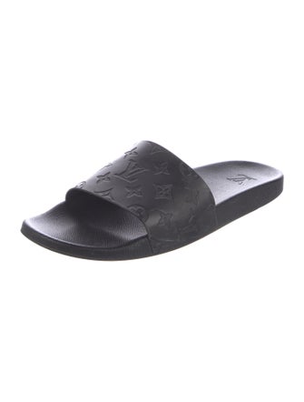 Louis Vuitton LV Monogram Rubber Slides