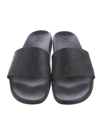 Louis Vuitton LV Monogram Rubber Slides