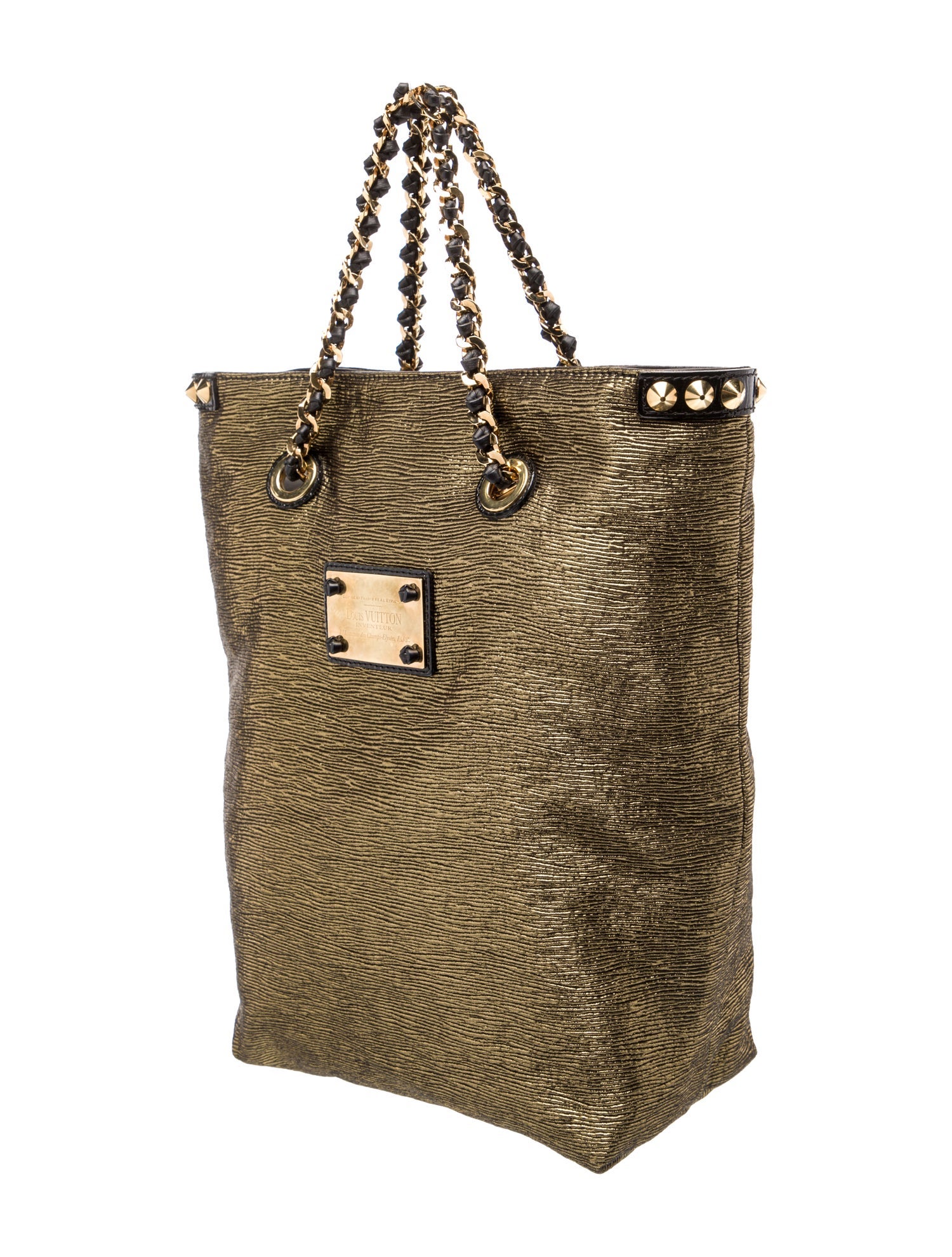 Louis Vuitton Canvas Metallic Jacquard Double Jeu