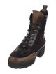 Louis Vuitton LV Monogram Suede Combat Boots